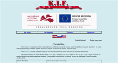 Desktop Screenshot of kif.lv